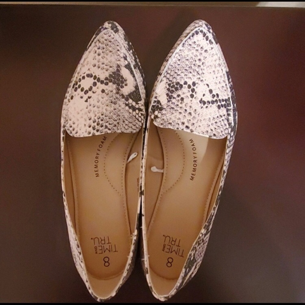 Time and Tru Snakeskin Loafer